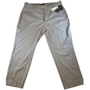 Abercrombie & Fitch Men's Dress Pants 38x30 Athletic Fit Grey Trousers